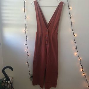 Burnt Orange Jumpsuit